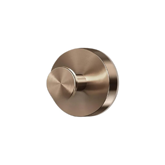 Bouton de porte en métal brossé pour intérieur - 5 x 5 x 3