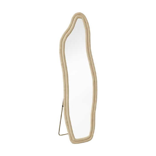 Miroir debout en métal avec cadre en mousse - 150 x 60 x 3